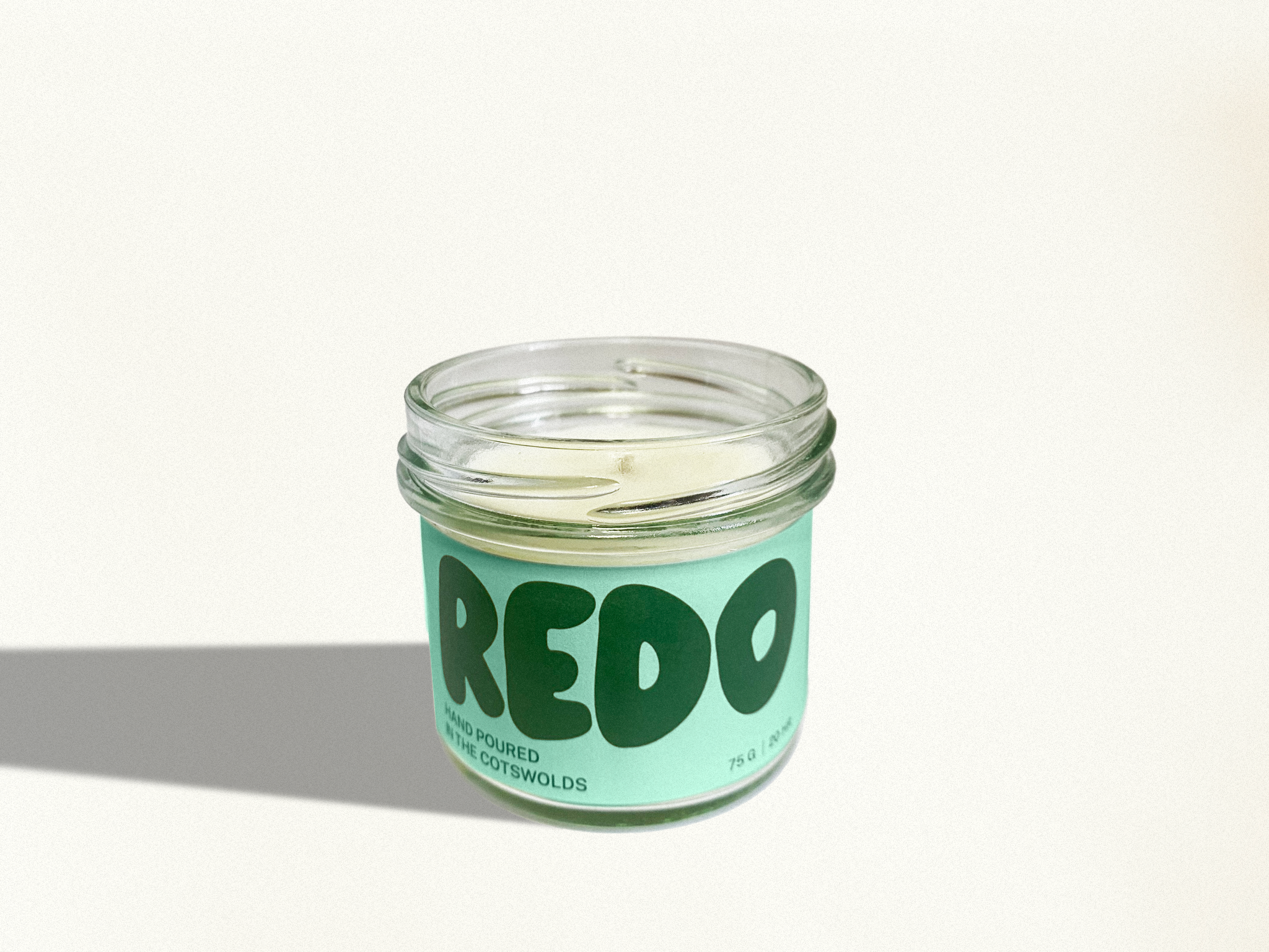 Redo Candle Co – wholesale Jar/filled candle – Mint & Vanilla Candle I Vegetable Wax I Christmas Gift1