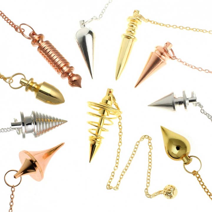 UniArt - Wholesale Meditation Supplies - Lot of 25 metal pendulums