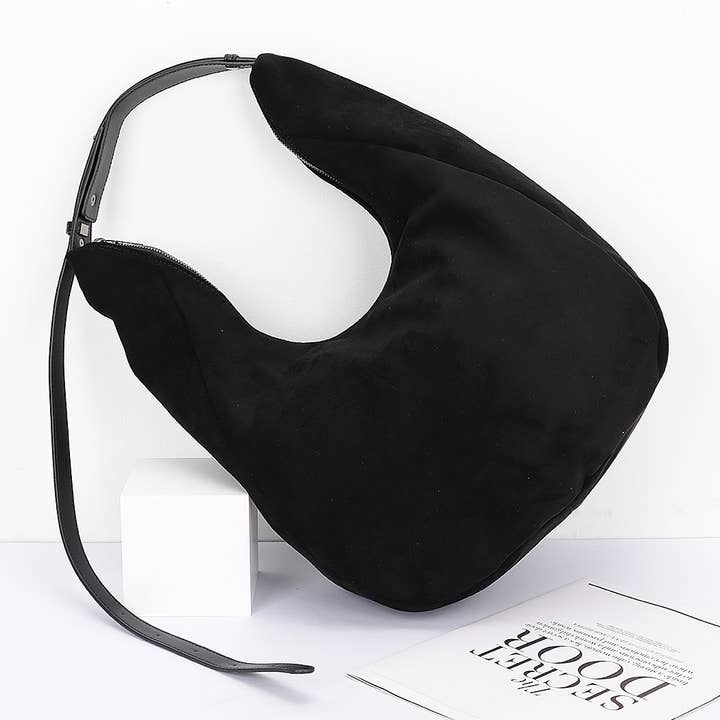 3AM BY H&D ACCESSORIES - Wholesale Shoulder Bag - Women's - Faux Suede Bindle BAg1