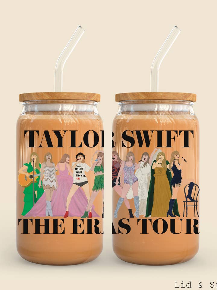 Taylor Swift Eras Concert Beer Can Glass for wholesale by YellowBridge