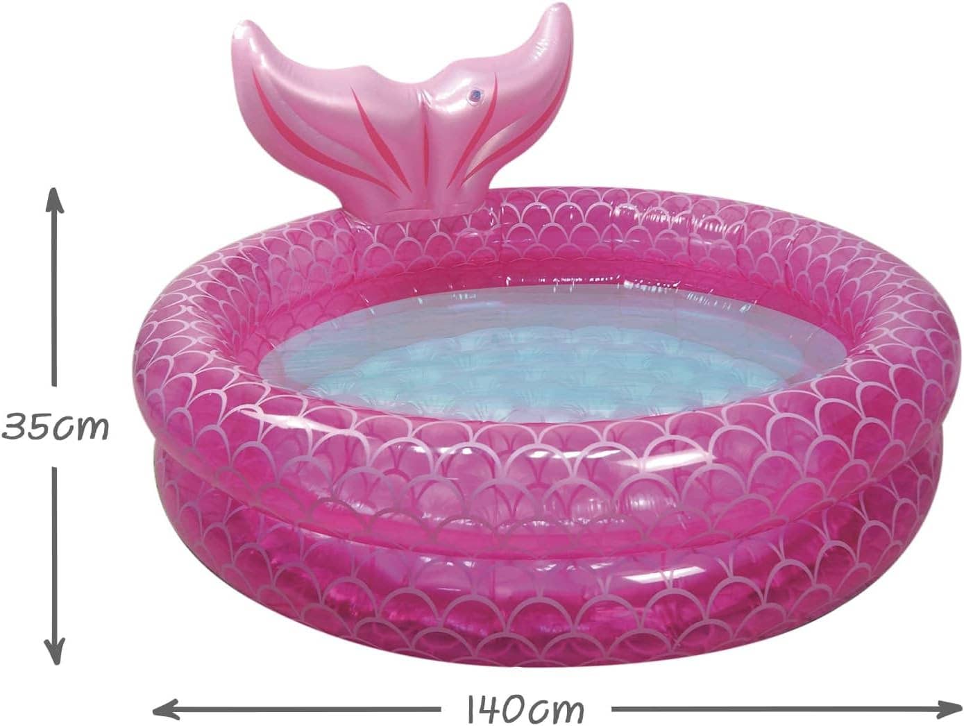 Wholesale Gifts Tomorrow - Vente Jouet gonflable – enfant et bébé - Piscine gonflable pour enfants en forme de sirène 140 cm Âges 2+1