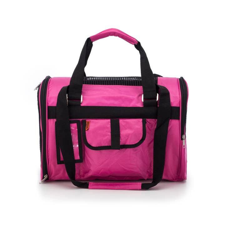 Prefer Pets Travel Gear - Wholesale Pet Carrier - Cat/Dog - Jet Carrier - Fuchsia2