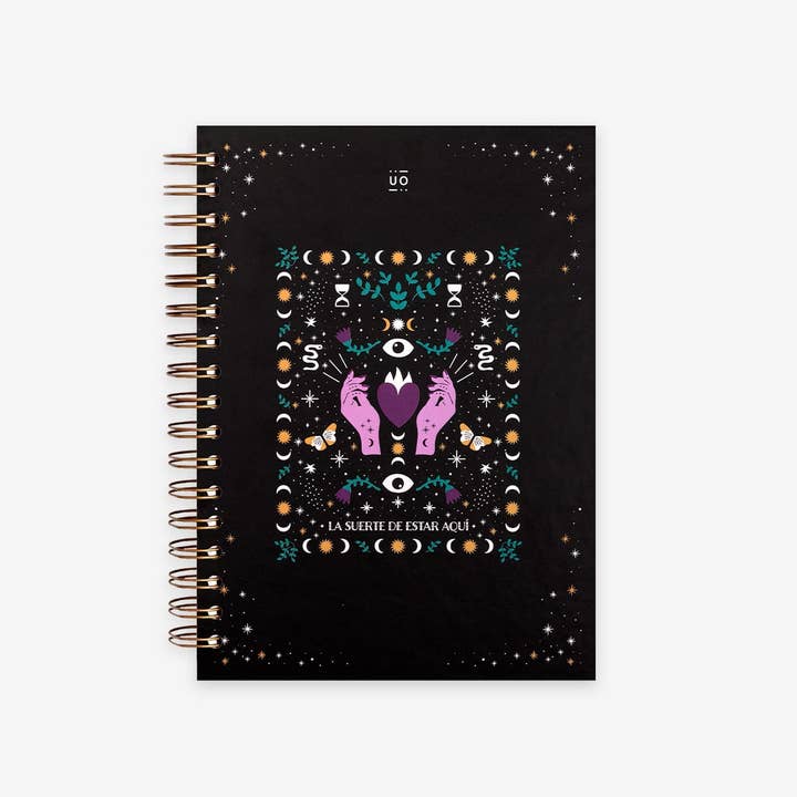 Anteckningsbok "Lucky to be here" för wholesale av UO