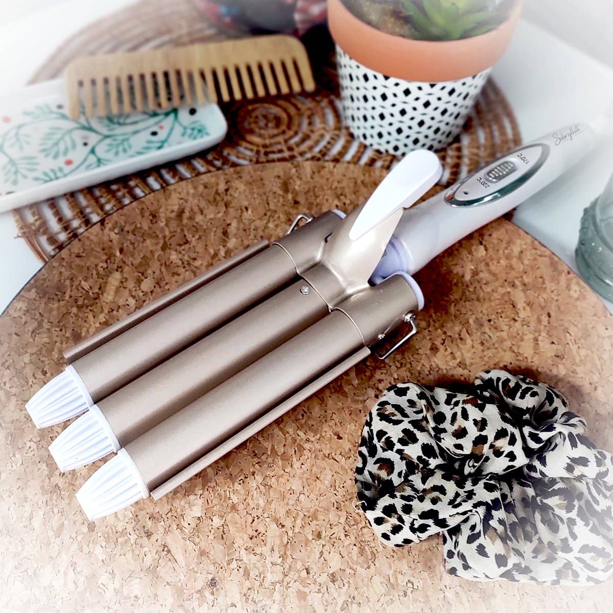 sibryllati – wholesale Locktång/stav – Keramisk jonisk vågig locktång9