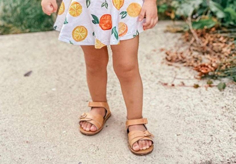 Marrone Sandali Harper Buckle - Miele (marrone) in vendita all'ingrosso su Faire3