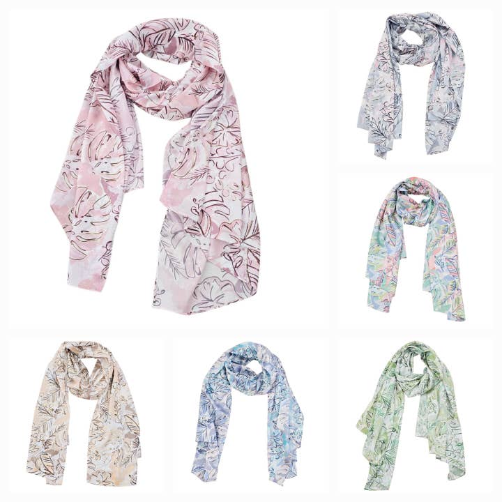 Seidige lange Schals 325 für den Großhandel von Nola by bijusol