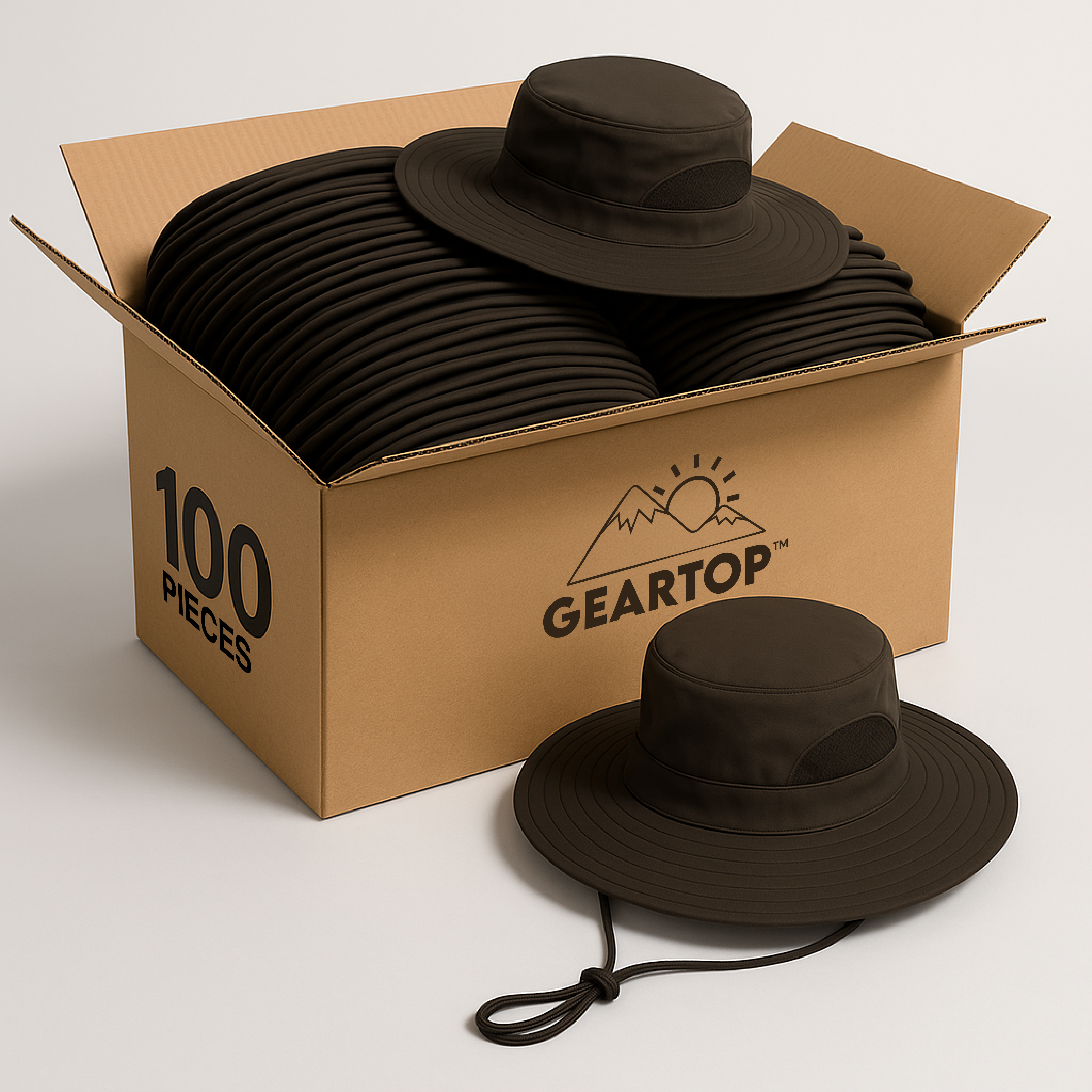 GearTOP – wholesale Bucket hat – Unisex – Sun Hats with Removable Flaps - UPF 50+ (100 Pcs box)


8