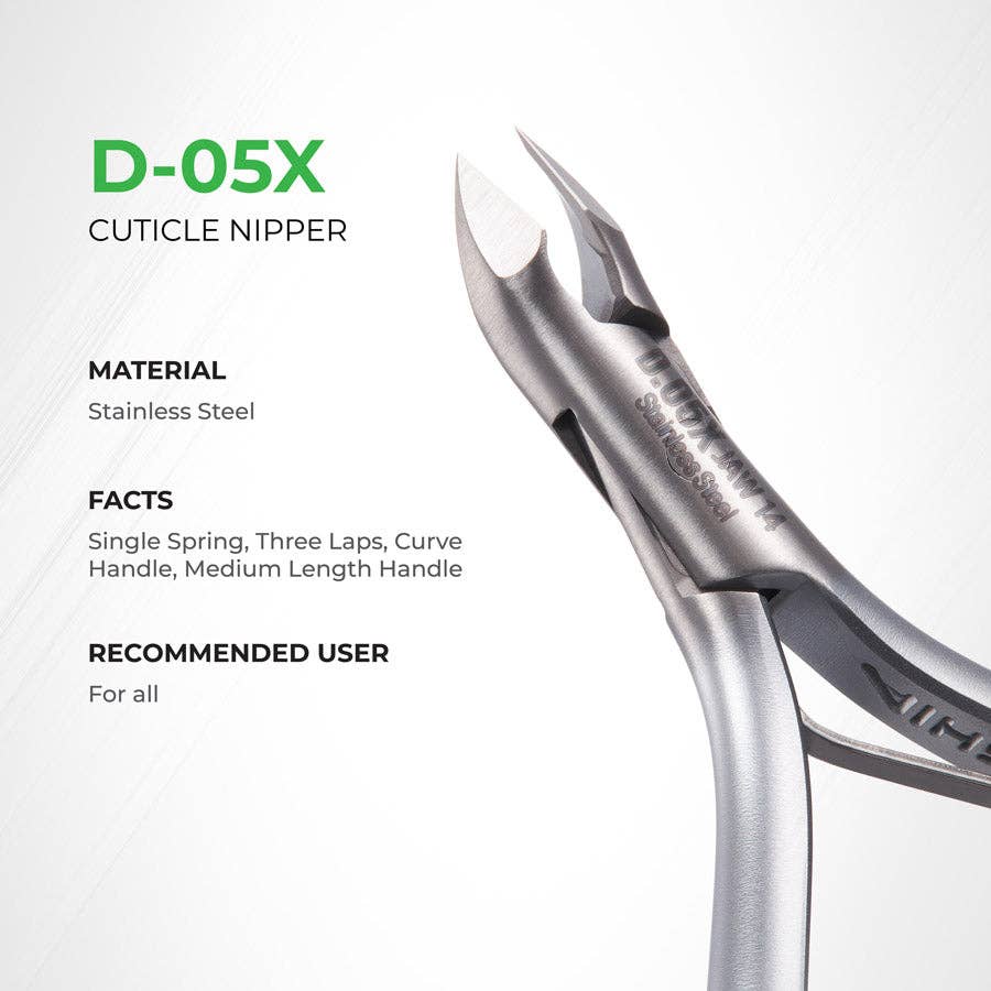 NGHIA - Wholesale Nail Clipper/Scissor - Premium Cuticle Nipper - D-05X (Stainless Steel)1