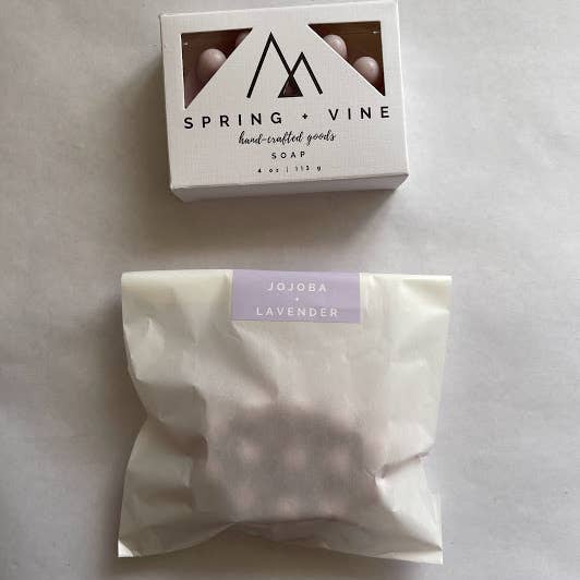 Spring + Vine - Wholesale Bar Soap - Jojoba + Lavender 〰️ Massage Bars 〰️
Handmade Soap