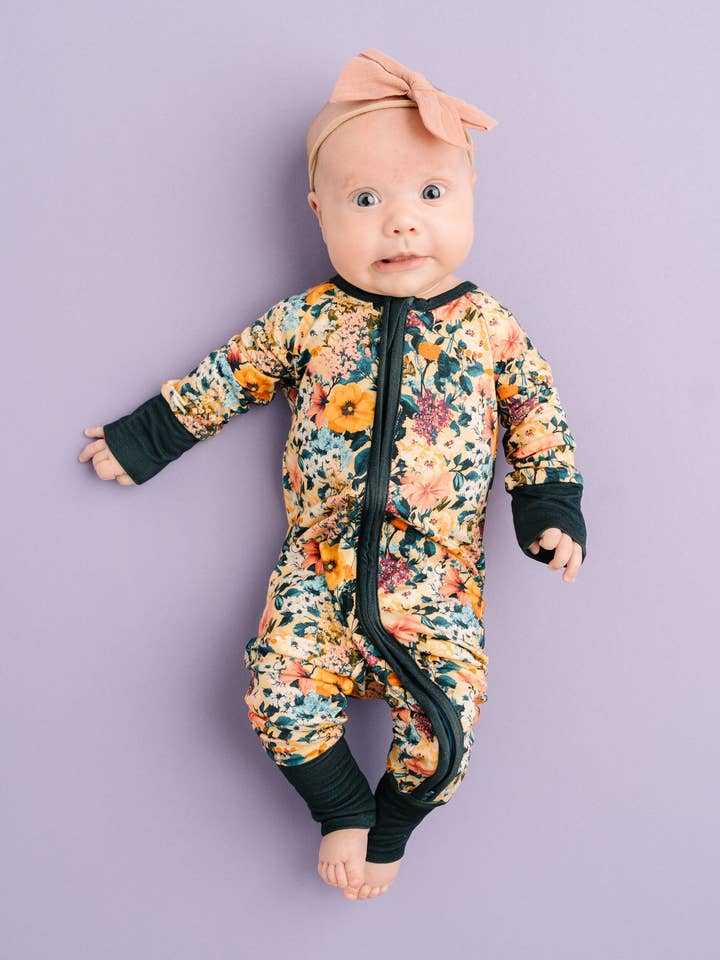 Little One Shop - Wholesale Clothing Set - Baby - Wildflower Bamboo Sleeper