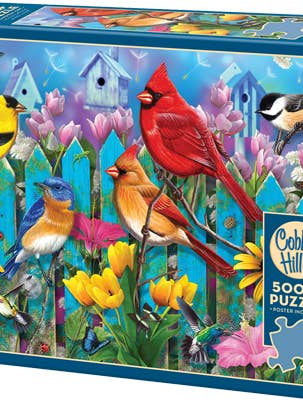 On the Fence 500 Piece Jigsaw Puzzle - Poster Included for wholesale by Cheatwell Games