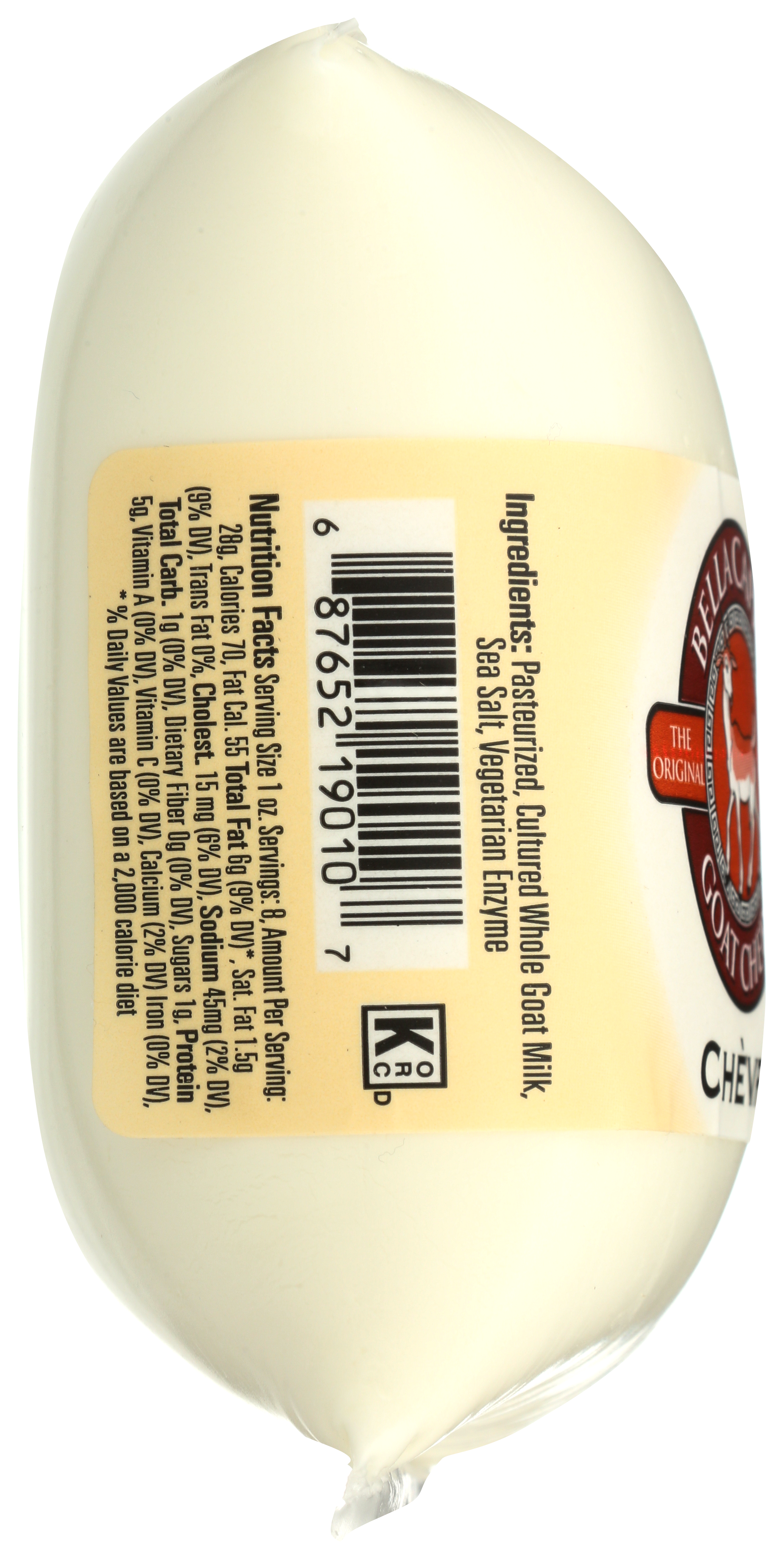 Sierra Nevada Cheese Company - Wholesale Cheese - Bella Capra Chevre Traditional 8/ 8 Oz Log6