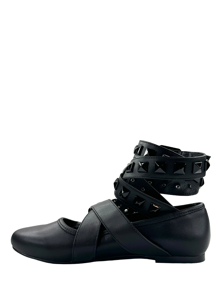 STRANGE CVLT – wholesale Flats – Women’s – SIOUXSIE - BLACKOUT2