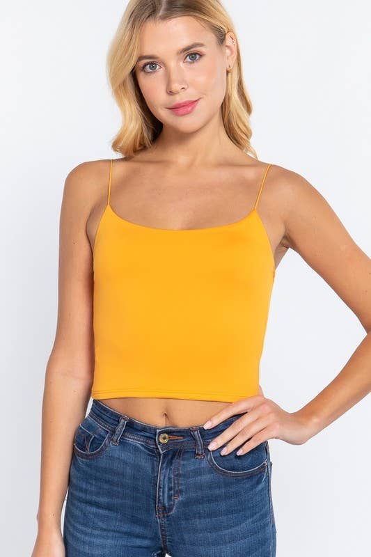 Vanilla Monkey - Vente Caraco – femme - Camisole en tricot brossé à deux plis à bretelles élastiques4