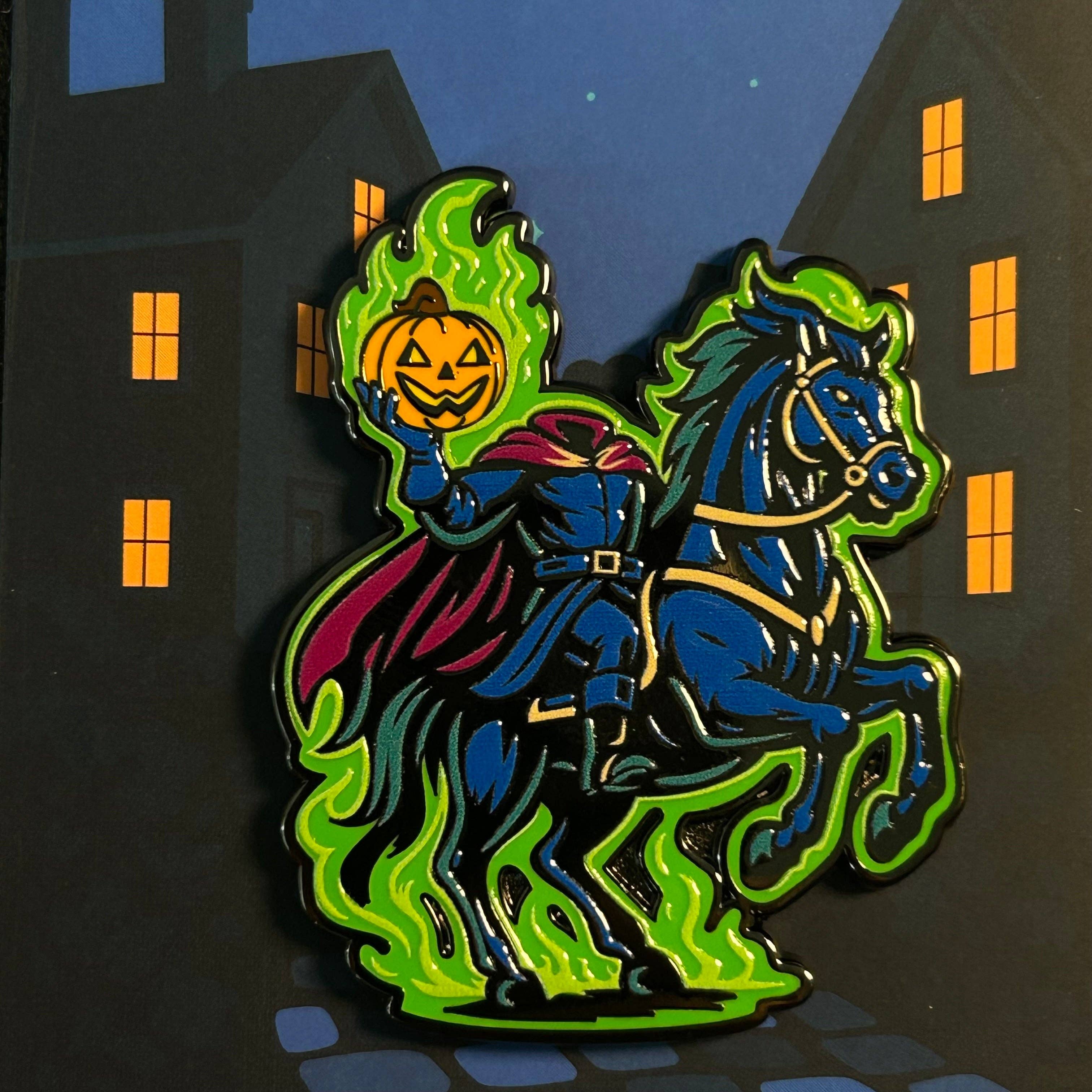 Pin Hive LLC - Wholesale Lapel Pin/Button - Headless Horseman Enamel Pin - Legend of Sleepy Hollow13
