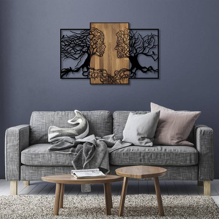 MA-312 Wood Metal Wall Painting for wholesale by STUDIO BYLAMP