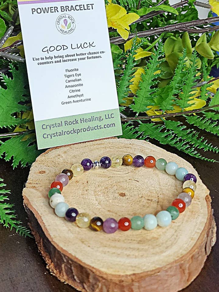 Power Bracelet -Good Luck for wholesale by Crystal Rock Healing, LLC