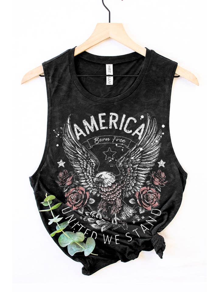 HRTandLUV – Großhandel Tanktop – Damen – AMERICAN BONE FREE TANKTOP MIT MINERALGRAFIK6