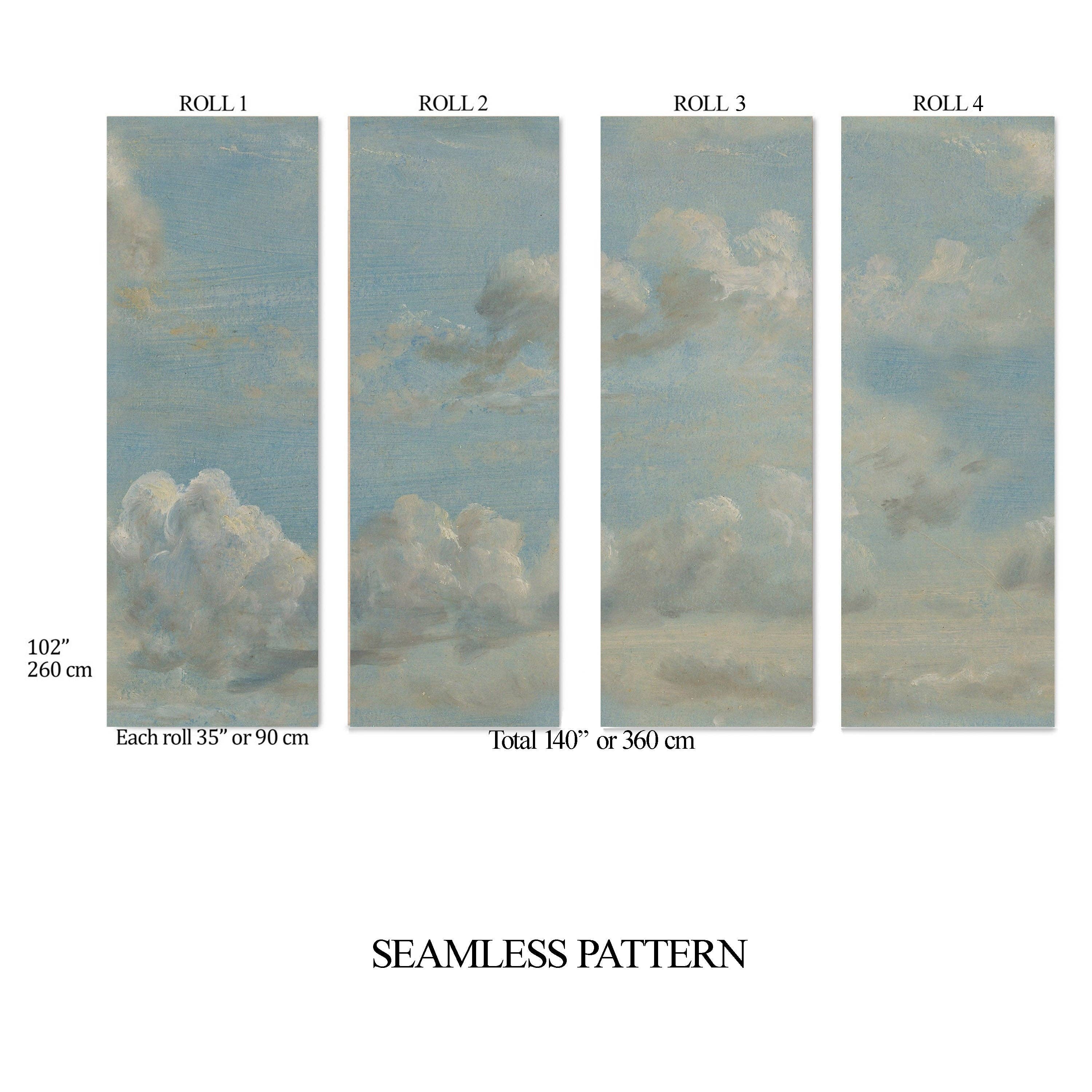 Wallpapers4Beginners - Wholesale Wallpaper - Carta da parati pittorica cielo e nuvole5