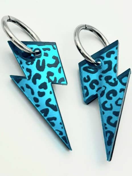 Mini Luipaard Rayo Oorbellen voor wholesale door LadyRockCreaciones