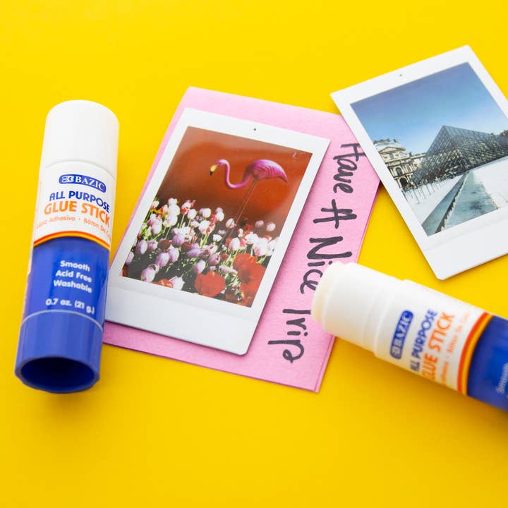 BAZIC Products - Wholesale Glue - Glue Stick Premium 0.7 oz (21g)(2/Pack)