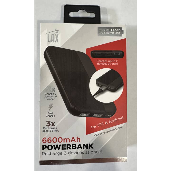 LAX Gadgets - Wholesale Portable Charger - Portable Power Bank High Speed 66,000 mAh—Retail Packaging21