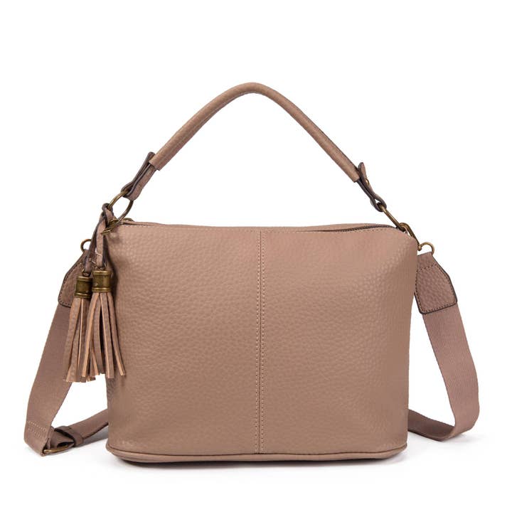 SWEET MAGIC – Großhandel Satchel – Damen – KUNSTLEDER-SCHULTERTASCHE MIT GRIFF