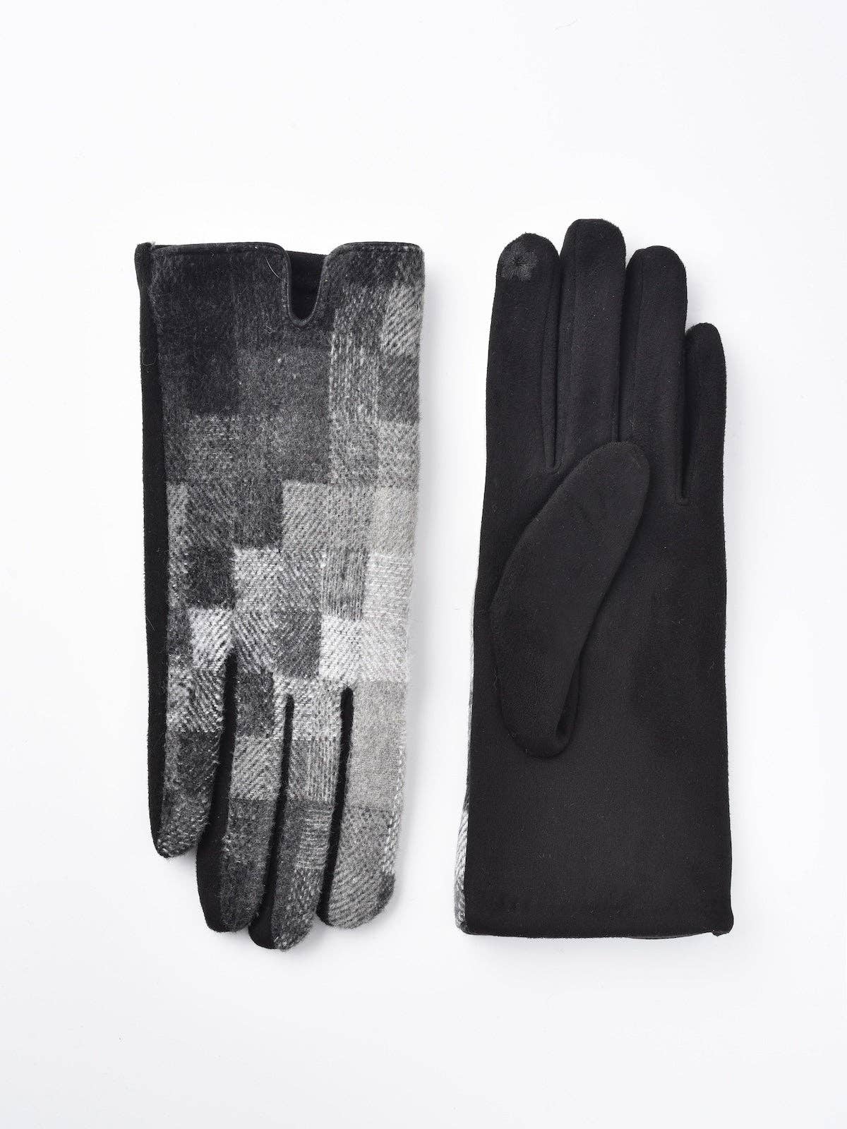Funkyrel® Atzbranding Limited - Wholesale Gloves - Women's - Gloving - Winter Touchscreen Gloves with Plaid Patterns7