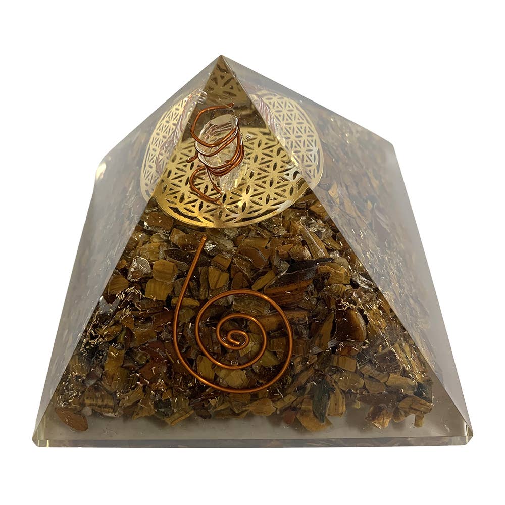 VIE - Wholesale Spiritual Stone/Crystal - Orgone Reiki Healing Pyramid - Energy Cleansing, 7.5cm37