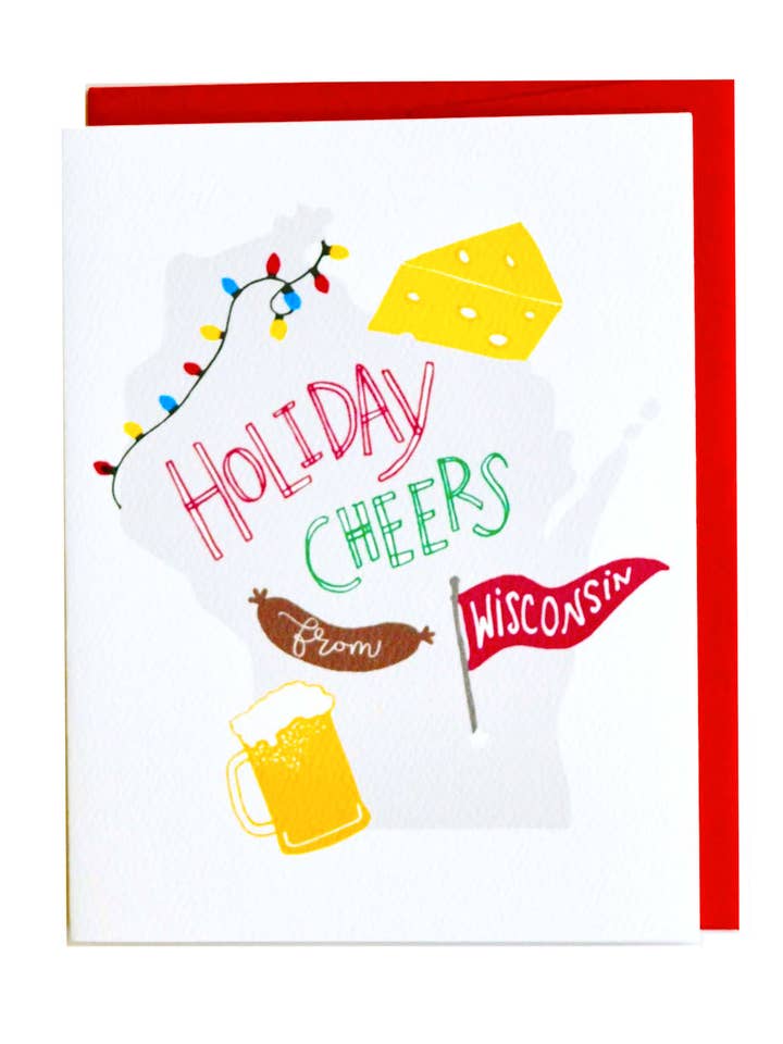 Vie des Fêtes du Wisconsin ! pour la vente par Cracked Designs