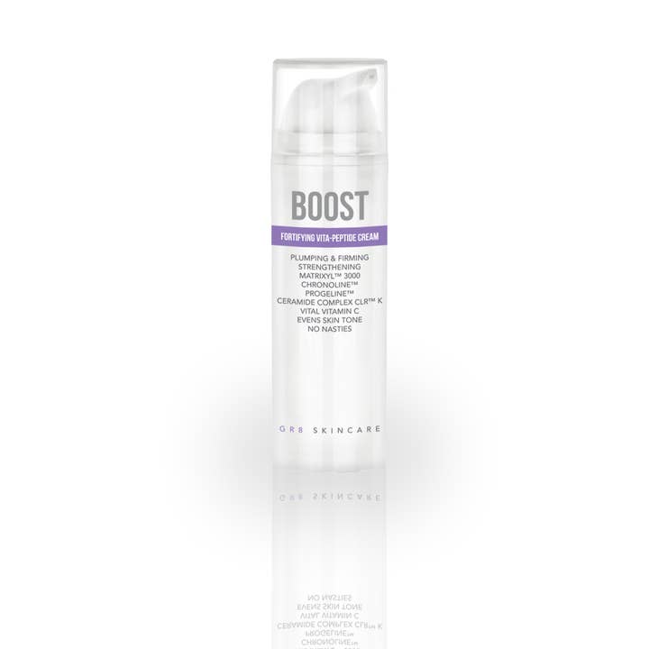 BOOST: Fortifying Vita-Peptide Cream for wholesale by GR8 Skincare