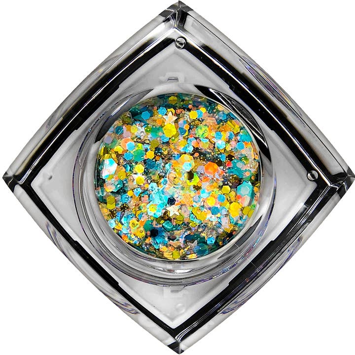 April Showers Bolt Balm Chunky Glitter Gel for wholesale by Elektra Cosmetics