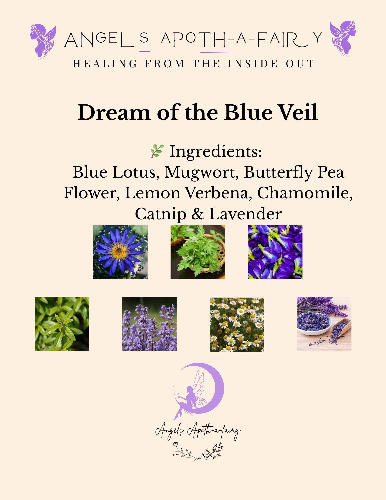 Angels Apoth-a-fairy - Wholesale Loose Tea - Dream of the Blue Veil Tea4