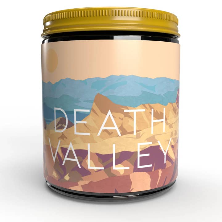 Vela de cera de soja del Parque Nacional del Valle de la Muerte para venta al por mayor de Rise and Pine Candle Co.