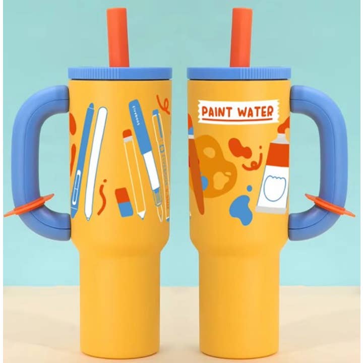 Paint Water Water Bottle for wholesale by Fiveboos Inc