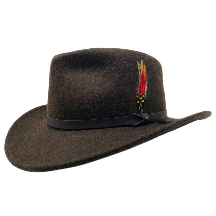 One Fresh Hat - Wholesale Fedora - Unisex - Outback Wool Crushable Hat6