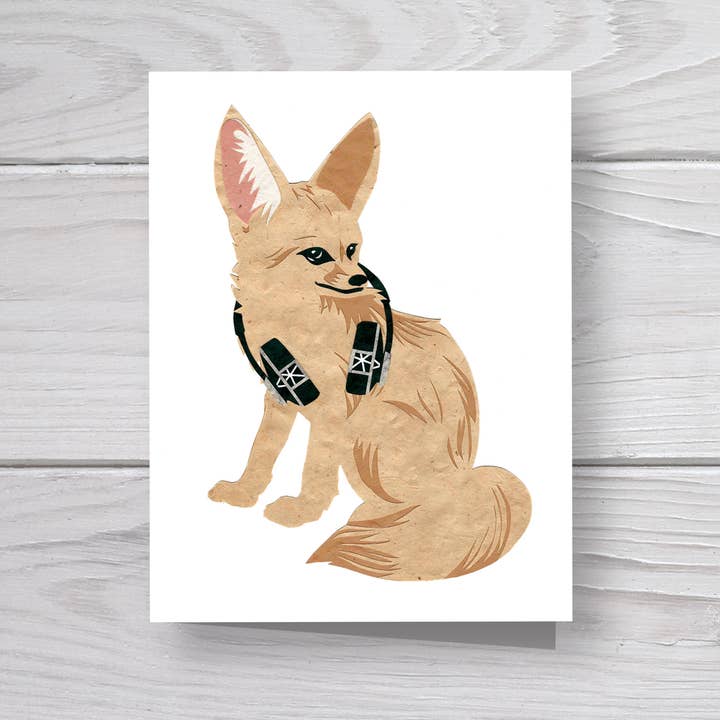 Fennec Fox-Karte für den Großhandel von Whimsy Spot