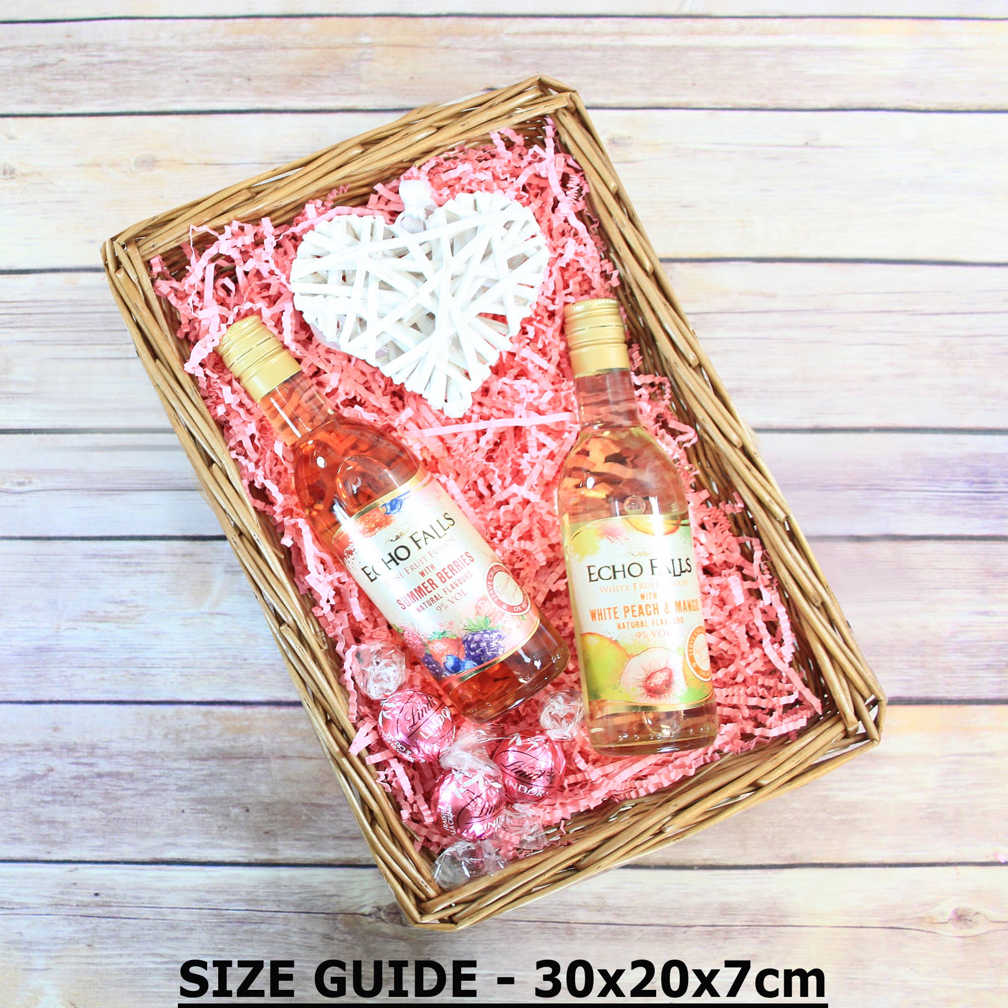 Candi Gifts – wholesale Basket – Wicker Hamper Gift Kit - Shallow Basket Tray / GOLD (x10) 1