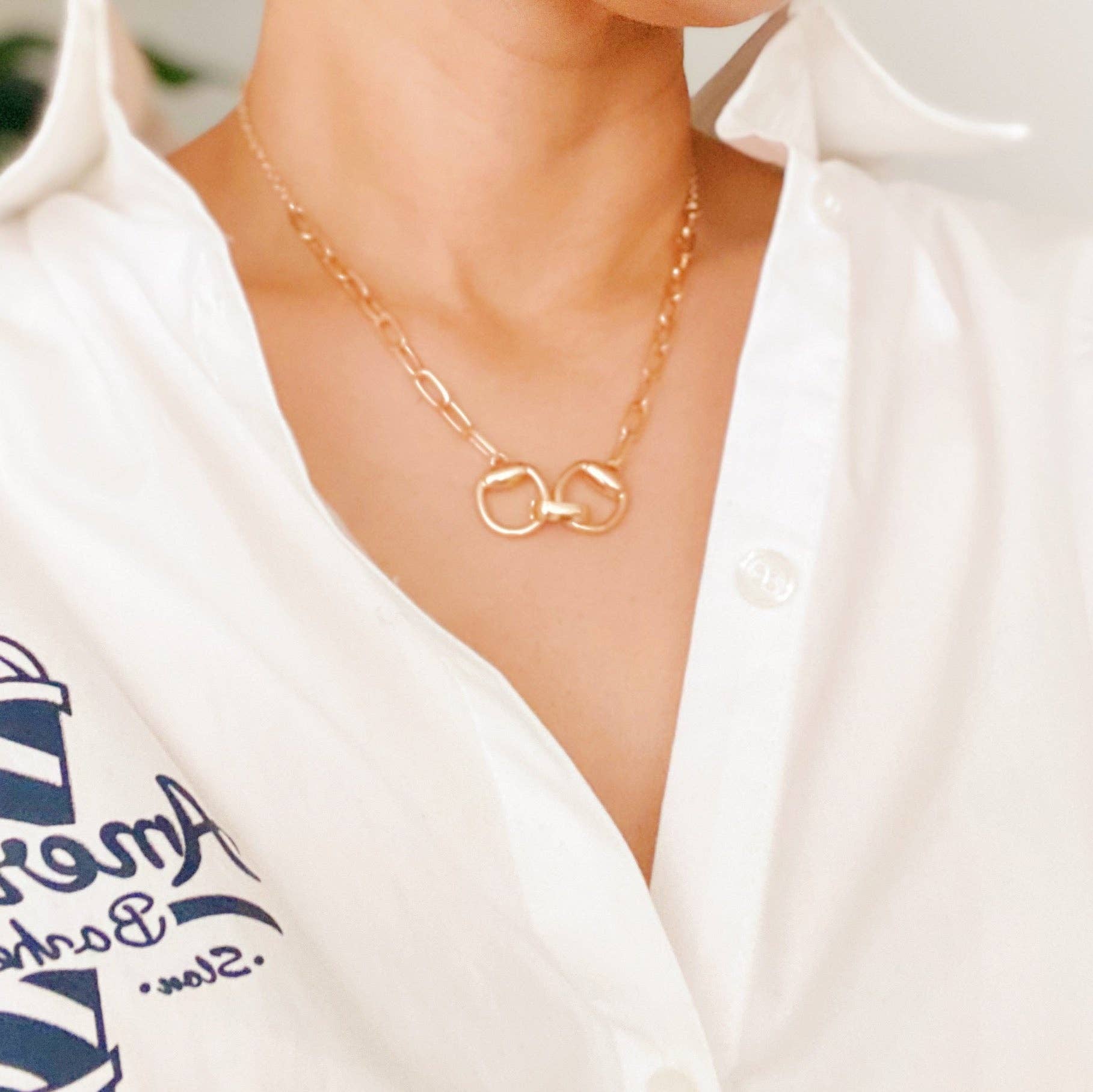 Ellison+Young - Vente Colliers à pendentif - Collier chaîne pendentif équestre5