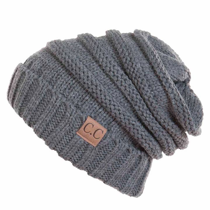 Hana - Wholesale Beanie - Women's - C.C Oversize Slouchy Knitted Beanie16