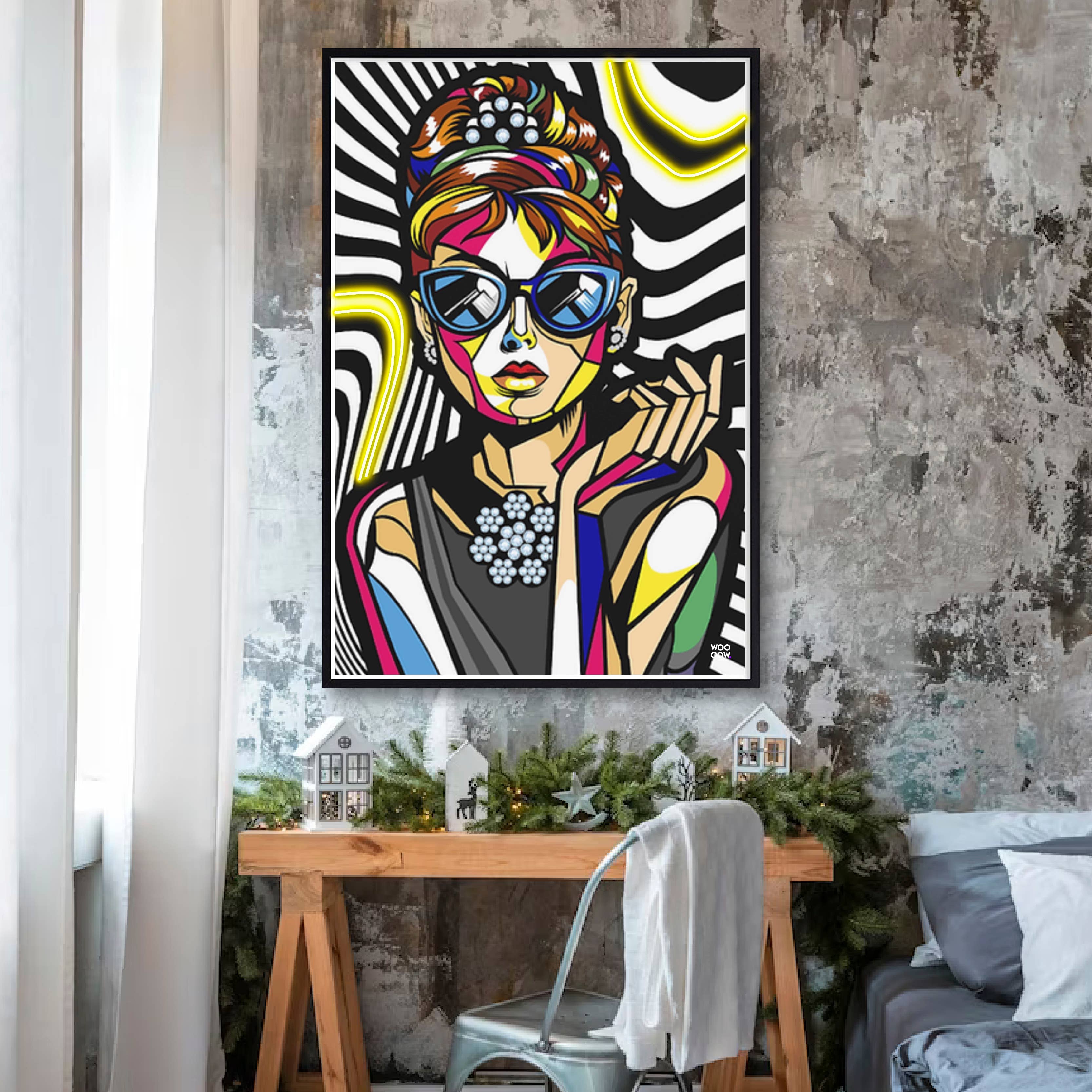 Woooow Arte - Wholesale Neon Sign - Quadro Vetor Neon_02 battery-powered1