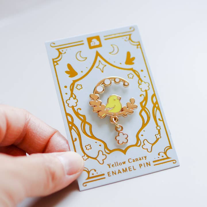 Thousand Skies - Wholesale Lapel Pin/Button - Limited Edition - Yellow Canary Pin