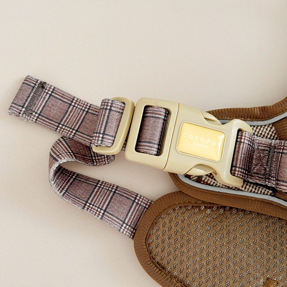 Cocopup London – wholesale Pet harness – Dog – Explore Harness - Pup Plaid3