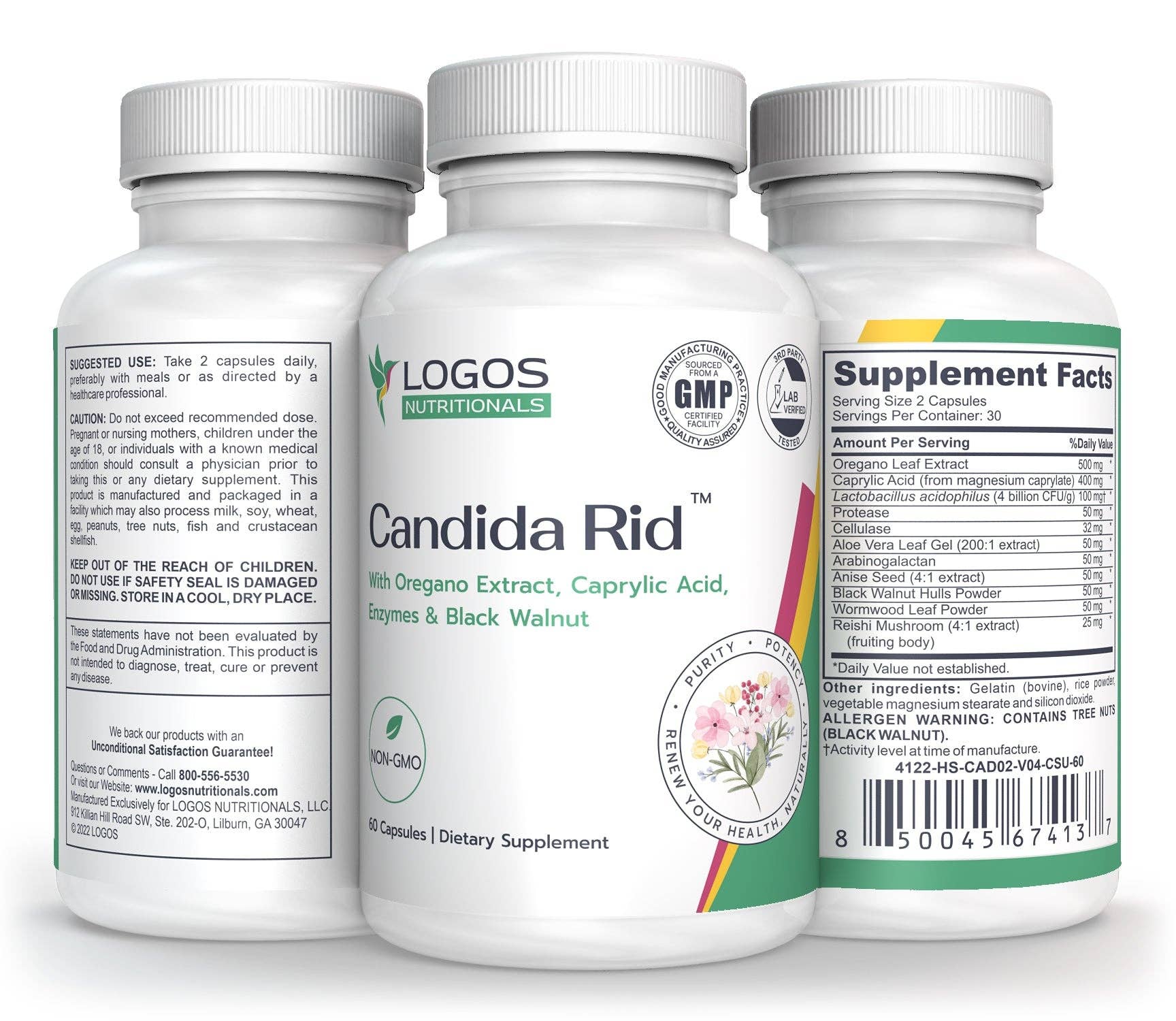 Logos Nutritionals, LLC - Wholesale Oral Supplement/Vitamin - The Logos Candida Cleanse Protocol4