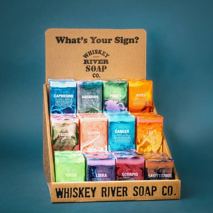 Whiskey River Soap Co. - Wholesale Retailer Display - Kids & Baby - Soap Display