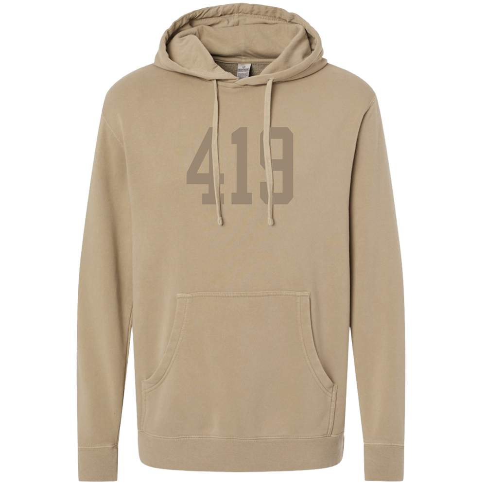 Jupmode - Wholesale Hoodie - Unisex - Custom Area Code Puff Print Tone on Tone Hoodie12
