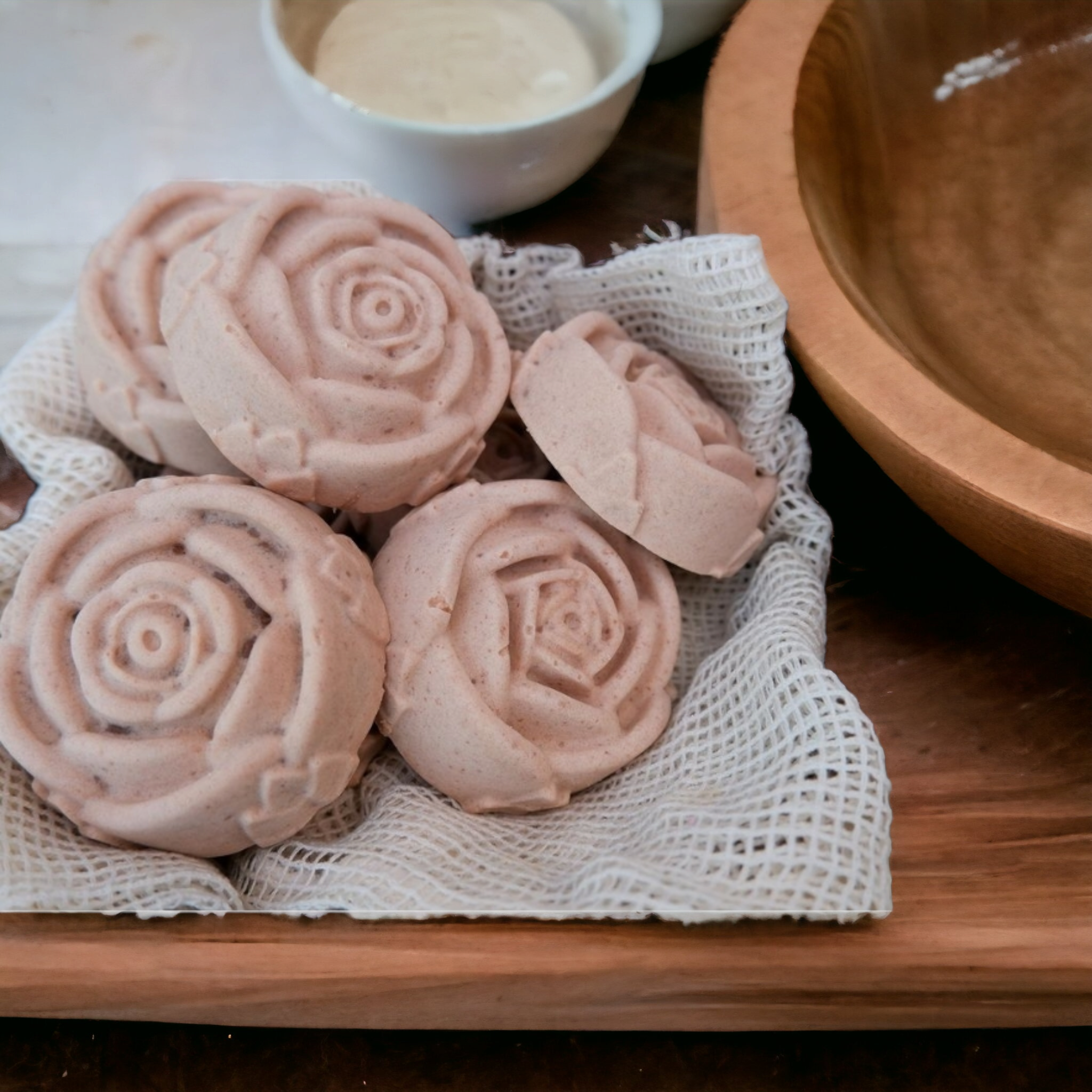 Mersea Mudd Shack Ltd - Vente Pains de savon - Savon à la cire d'abeille rose rose 65 g1