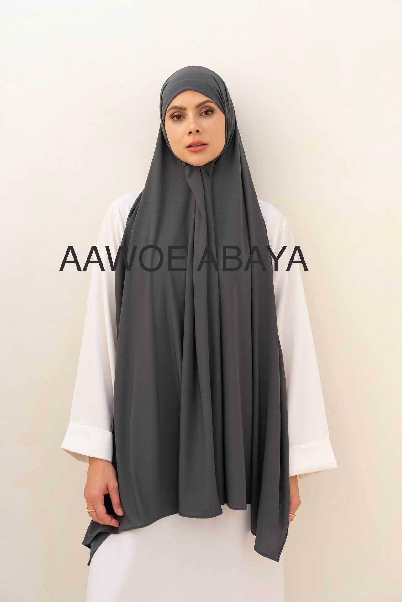 Aawoe Abaya – Großhandel Hidschab – Damen – Jersey Rechteckiger Hijab mit Bindung – 70 x 200 cm – 24845