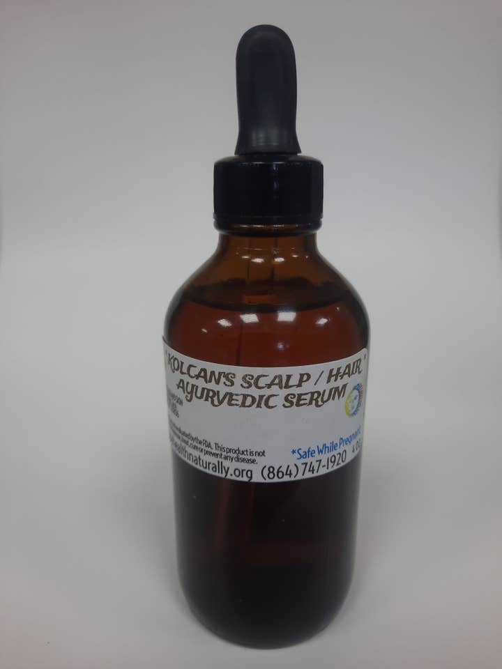 KOLCAN'S HOOFDHUID / HAAR AYURVEDISCH SERUM **BESTSELLER! voor wholesale door Natural Health And Skin