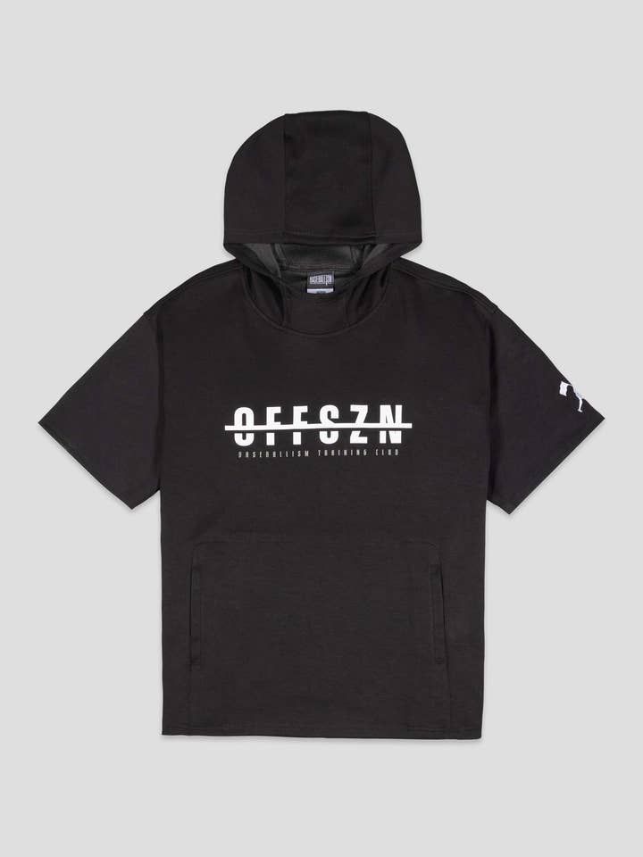 Ingen Off SZN AeroFleece Kortärmad Hoodie - Svart för wholesale av Baseballism